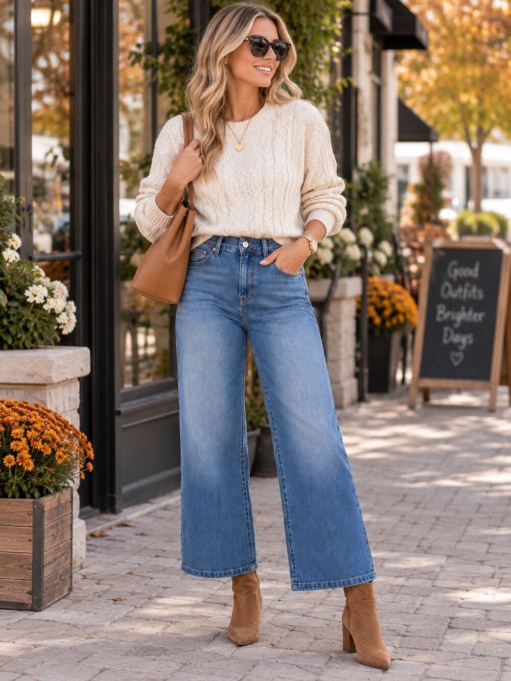BCBG Paris Women’s Size 10 Long Cropped Wide Leg Jeans 25” Inseam